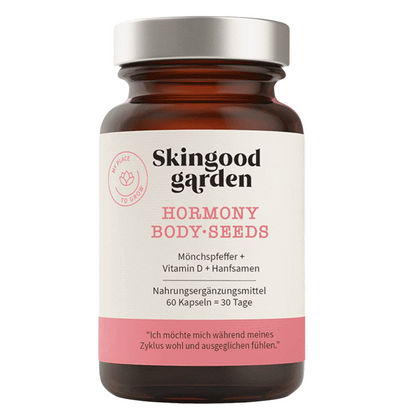 Skingood Garden Hormony mit Shatavari, Mönchspfeffer, Vitamin B6 - 60 Kapseln