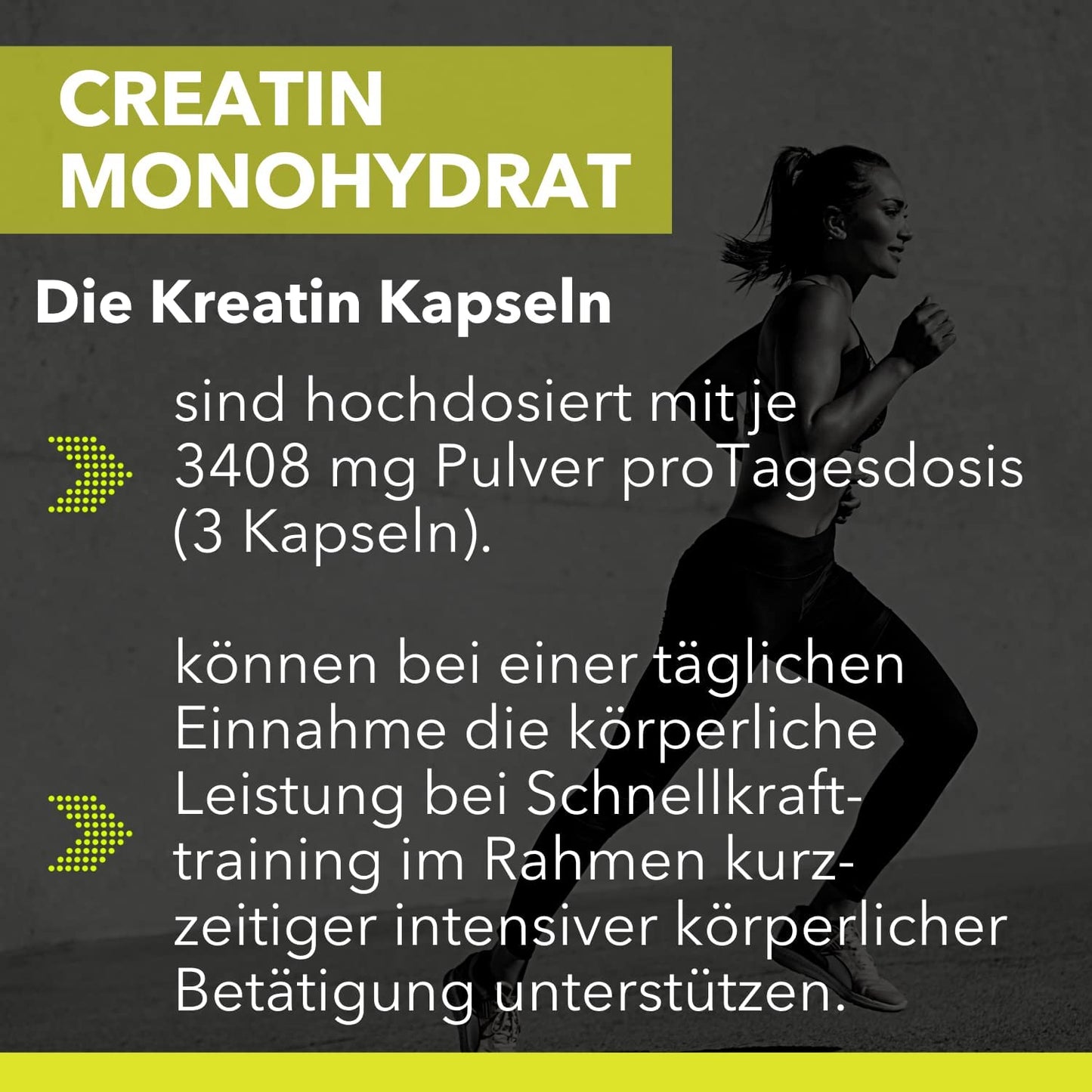 Sports Affinity Creatin Monohydrat - 90 hochdosierte Kapseln