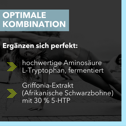 Sports Affinity 5-HTP (Griffonia Simplicifolia) + L-Tryptophan - 60 Kapseln