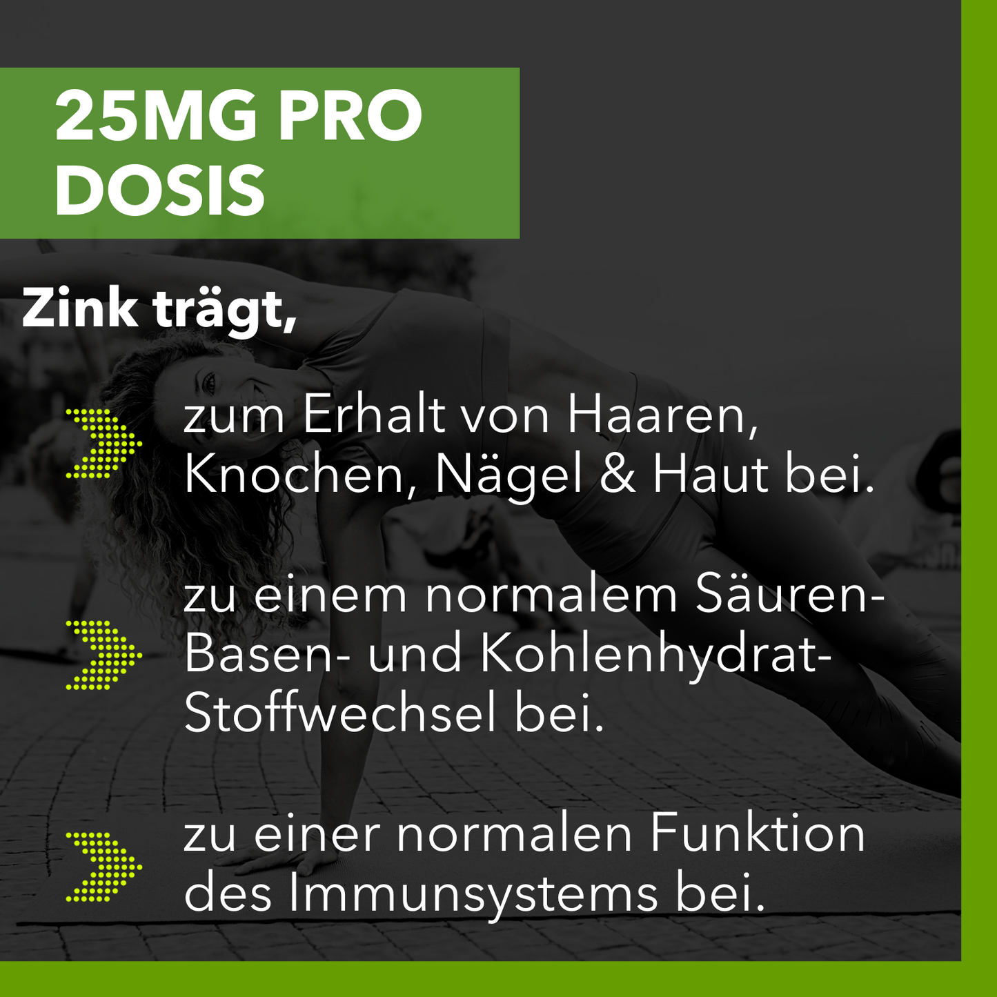 Sports Affinity Zink (Bisglycinat) - 180 hochdosierte Tabletten