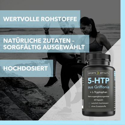 Sports Affinity 5-HTP (Griffonia Simplicifolia) + L-Tryptophan - 60 Kapseln