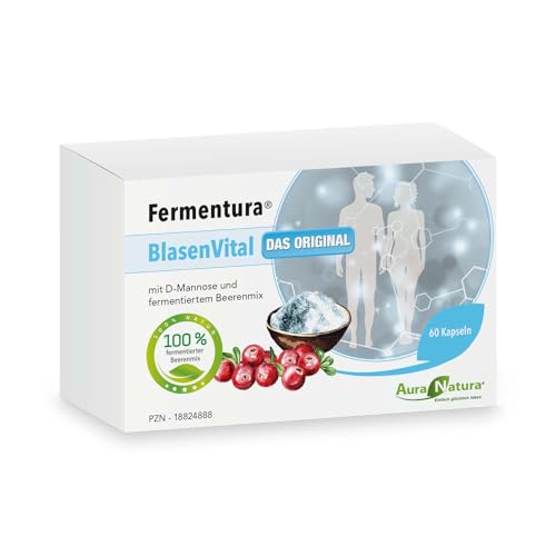 Aura Natura Fermentura® Blasenvital - mit D-Mannose, Cranberry-Extrakt - 60 vegane Kapseln