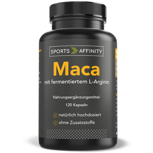 Sports Affinity Maca-Extrakt + L-Arginin - 120 Kapseln