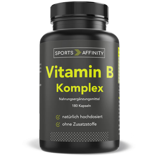 Sports Affinity Vitamin B Komplex - 180 hochdosierte Kapseln